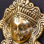 Brass Durga Face Wall Hanging (7 Inch) Vedansh Craft