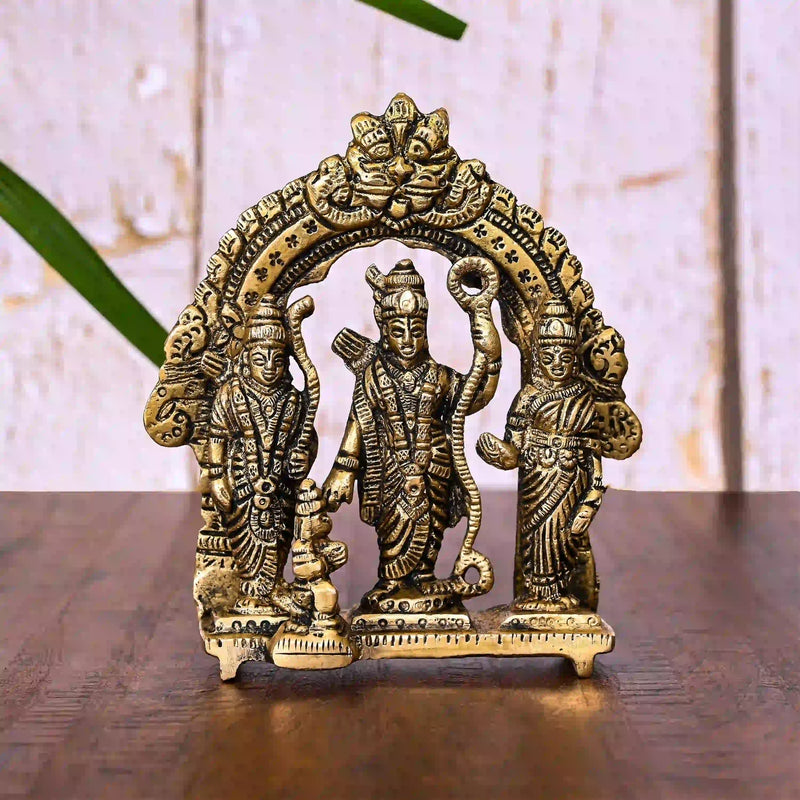 Brass Ram Darbar (4.5 Inch) Vedansh Craft