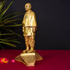 Brass Vallabh Bhai Patel Statue (Statue Of Unity) (13 Inch) Vedansh Craft