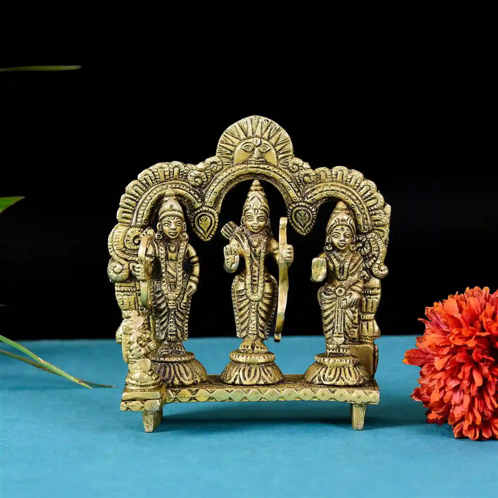 Brass Ram Darbar (5.5 Inch) Vedansh Craft