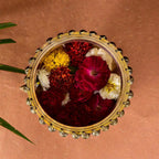 Brass Tortoise Urli With Anklet Bells (4.8 Inch) Vedansh Craft