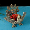 Brass Mini Peacock Urli Diya/Lamp (6.5 Inch) Vedansh Craft