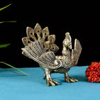 Brass Mini Peacock Urli Diya/Lamp (6.5 Inch) Vedansh Craft