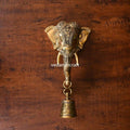Brass Ganesha With Bell Wall Hanging (12 Inch) Vedansh Craft