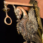 Brass Peacock Wall Mount Bracket Vedansh Craft