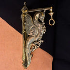 Brass Peacock Wall Mount Bracket Vedansh Craft