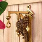 Brass Peacock Wall Mount Bracket Vedansh Craft