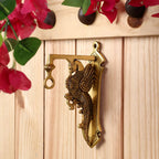 Brass Peacock Wall Mount Bracket Vedansh Craft