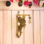 Brass Peacock Wall Mount Bracket Vedansh Craft
