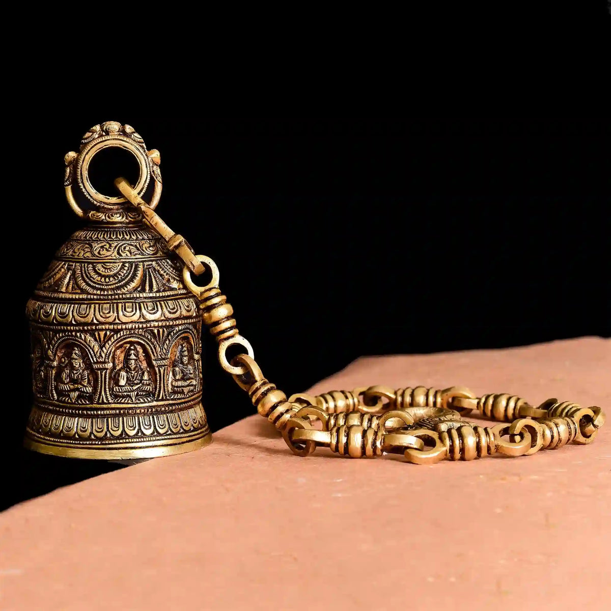 Brass Superfine Lakshmi Wall Hanging Temple Bell Vedansh Craft