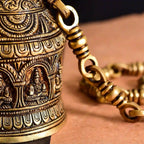 Brass Superfine Lakshmi Wall Hanging Temple Bell Vedansh Craft