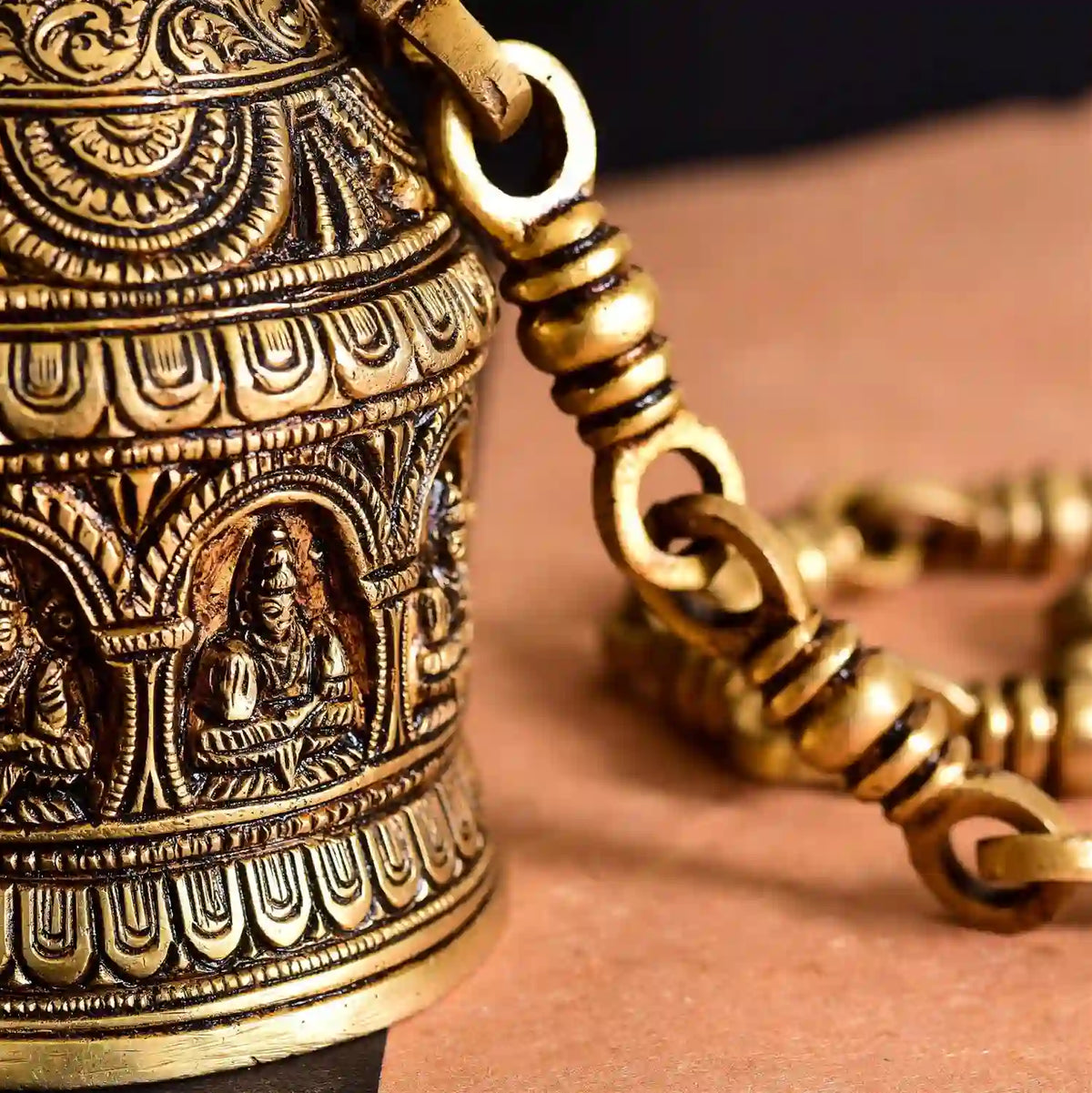 Brass Superfine Lakshmi Wall Hanging Temple Bell Vedansh Craft