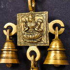 Brass Ganesha And Lakshmi Hanging Bell (7 Inch) Vedansh Craft