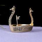 Brass Swan Boat Showpiece (6.5 Inch) Vedansh Craft