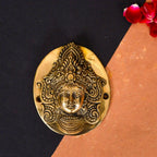 Brass Durga Face Door Knocker (5 Inch) Vedansh Craft