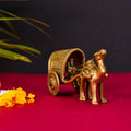 Brass Handmade Camel Cart (3 Inch) Vedansh Craft