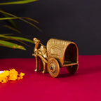 Brass Handmade Camel Cart (3 Inch) Vedansh Craft