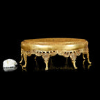 Brass Ethnic Chowki (5 Inch) Vedansh Craft
