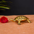 Brass Tortoise Figuruine For Vastu/Feng Shui (1.5 Inch) Vedansh Craft