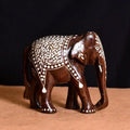 Wooden Inlay Elephant Statue Vedansh Craft