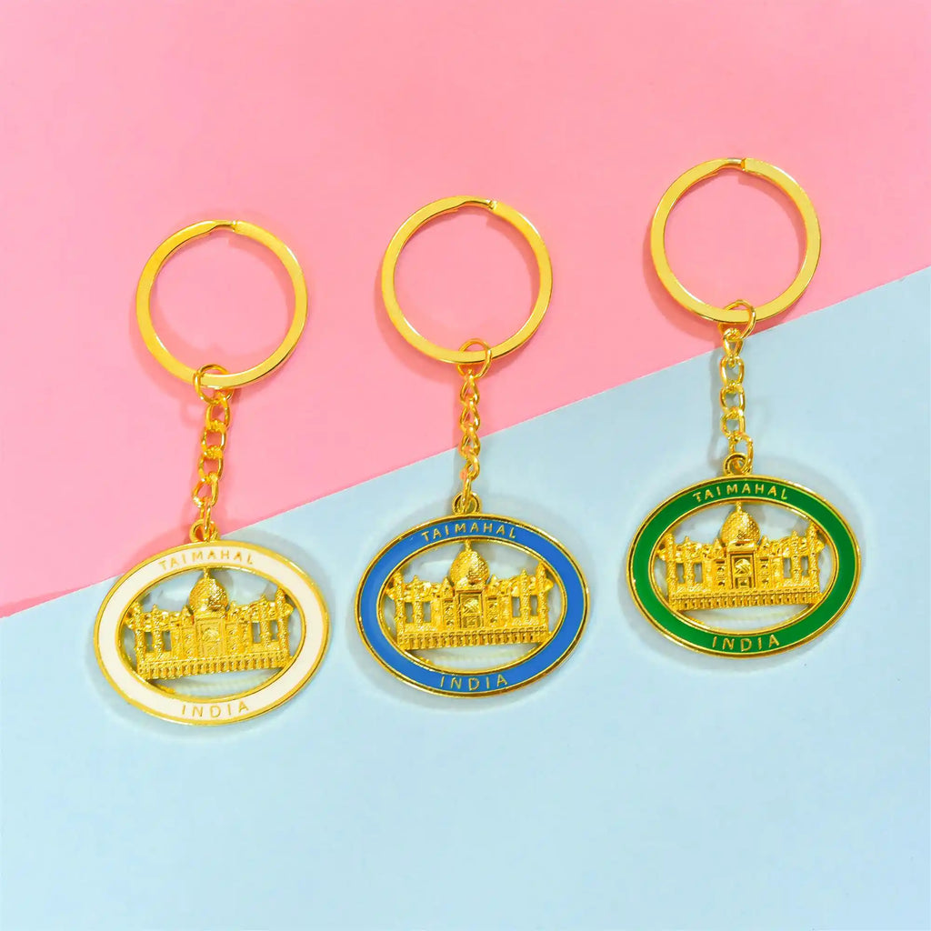 Tajmahal Keychain Pack Of Three (3.5 Inch) Vedansh Craft