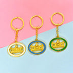 Tajmahal Keychain Pack Of Three (3.5 Inch) Vedansh Craft