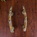 Brass Ganesha Door Handle Pair (10.5 Inch) Vedansh Craft