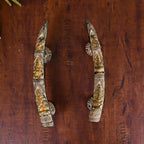 Brass Ganesha Door Handle Pair (10.5 Inch) Vedansh Craft