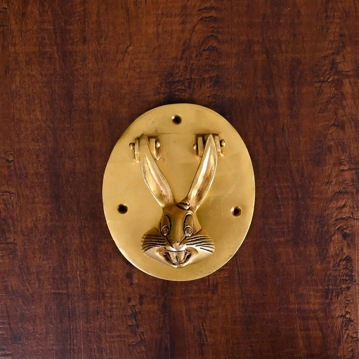 Brass Rabbit Face Door Knocker (5 Inch) Vedansh Craft