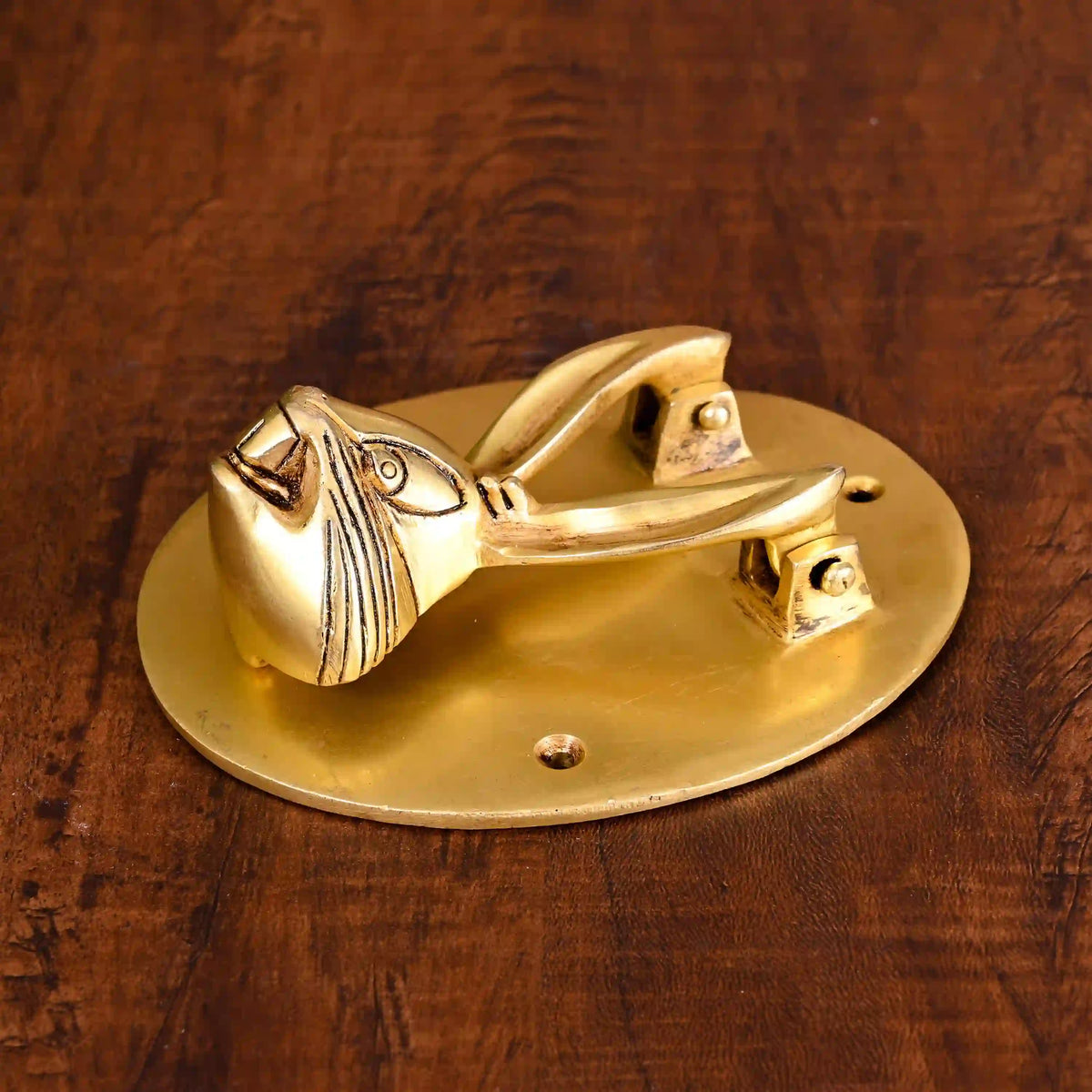 Brass Rabbit Face Door Knocker (5 Inch) Vedansh Craft