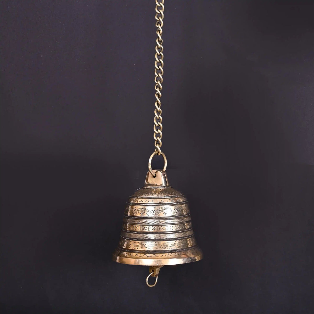 Brass Wall Hanging Temple Bell (26 Inch) Vedansh Craft