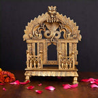 Brass Superfine Sheshnag Singhasan With Prabhavali Craft (9 Inch) Vedansh Craft