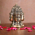 Brass Shiva Four Face Mukhlingam Idol (5 Inch) Vedansh Craft