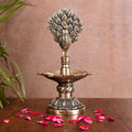 Brass Majestic Peacock Diya/Lamp (11 Inch) Vedansh Craft