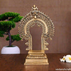 Brass Singhasan With Prabhavali Craft Vedansh Craft