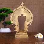 Brass Singhasan With Prabhavali Craft Vedansh Craft