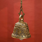 Brass Superfine Wall Hanging Temple Bell (33.5 Inch) Vedansh Craft