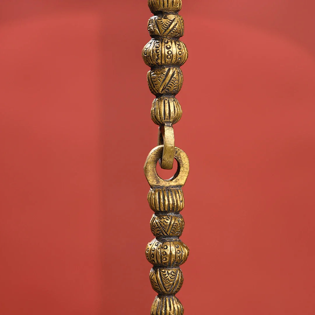 Brass Superfine Wall Hanging Temple Bell (33.5 Inch) Vedansh Craft