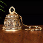 Brass Superfine Wall Hanging Temple Bell (33.5 Inch) Vedansh Craft