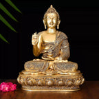 Brass Superfine Blessing Buddha (23 Inch) Vedansh Craft