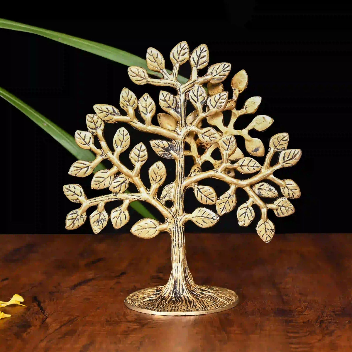 Brass Kalpvriksha Table Decor (6 Inch) Vedansh Craft