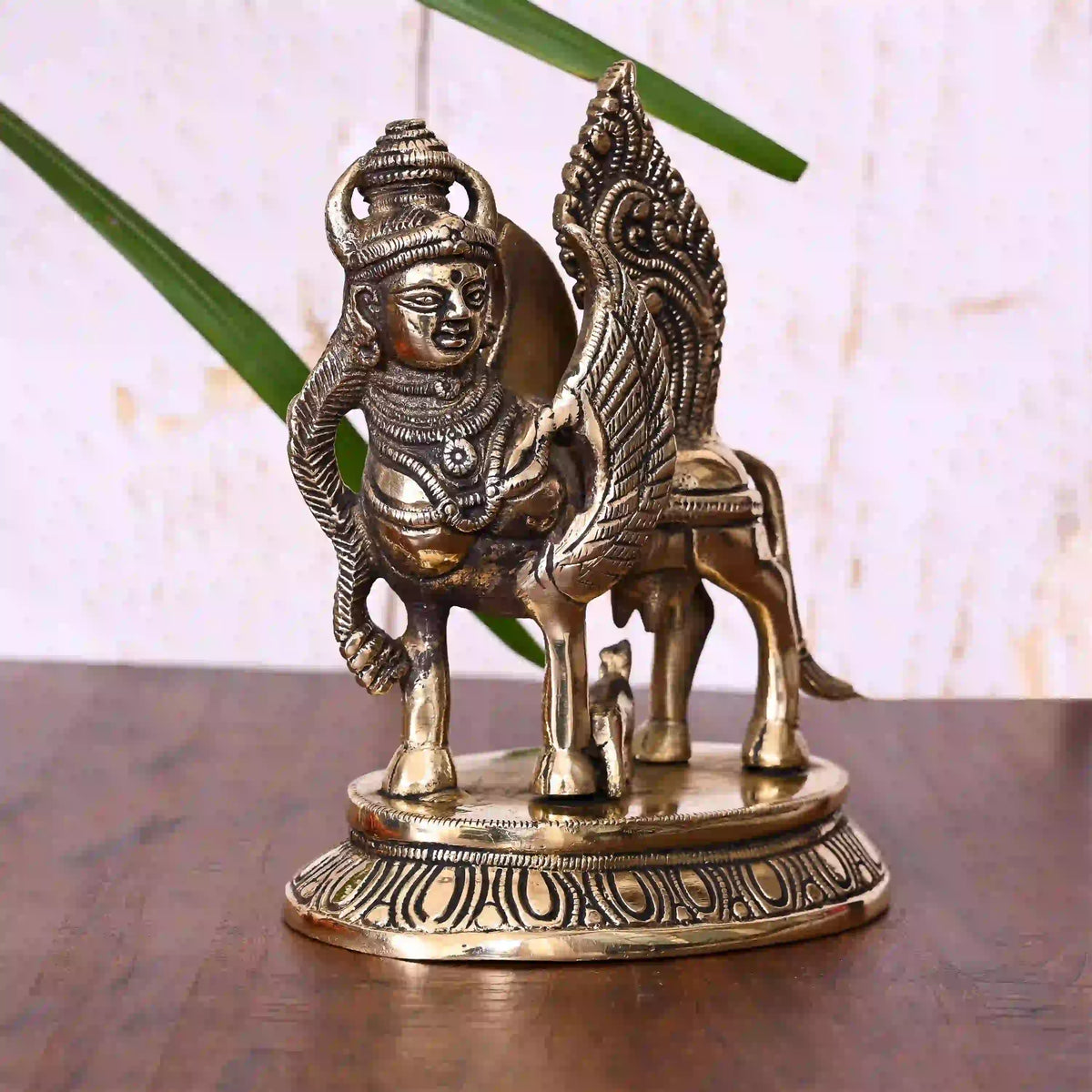 Brass Kamdhenu Cow With Calf Idol Vedansh Craft
