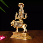 Brass Pratyangira Devi Idol (7 Inch) Vedansh Craft