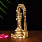 Brass Standing Tirupati Balaji/Venkateshwar Idol On Tortoise (8 Inch) Vedansh Craft