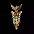 Brass Parrot Wall Hanging With Bell (16 Inch) Vedansh Craft