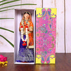 Handmade Rajasthani Bridal Doll In Banarasi Saree (10.5 Inch) Vedansh Craft
