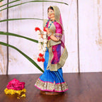 Handmade Rajasthani Bridal Doll In Banarasi Saree (10.5 Inch) Vedansh Craft