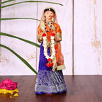 Handmade Rajasthani Bridal Doll In Banarasi Saree (10.5 Inch) Vedansh Craft