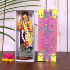 Handmade Rajasthani Bridal Doll In Banarasi Saree (10.5 Inch) Vedansh Craft