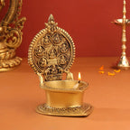 Brass Ashtalakshmi Diya (7 Inch) Vedansh Craft